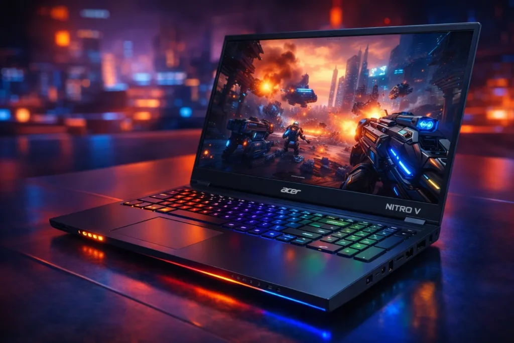 Acer Nitro V 16 in offerta: Laptop gaming con scheda video RTX 5070