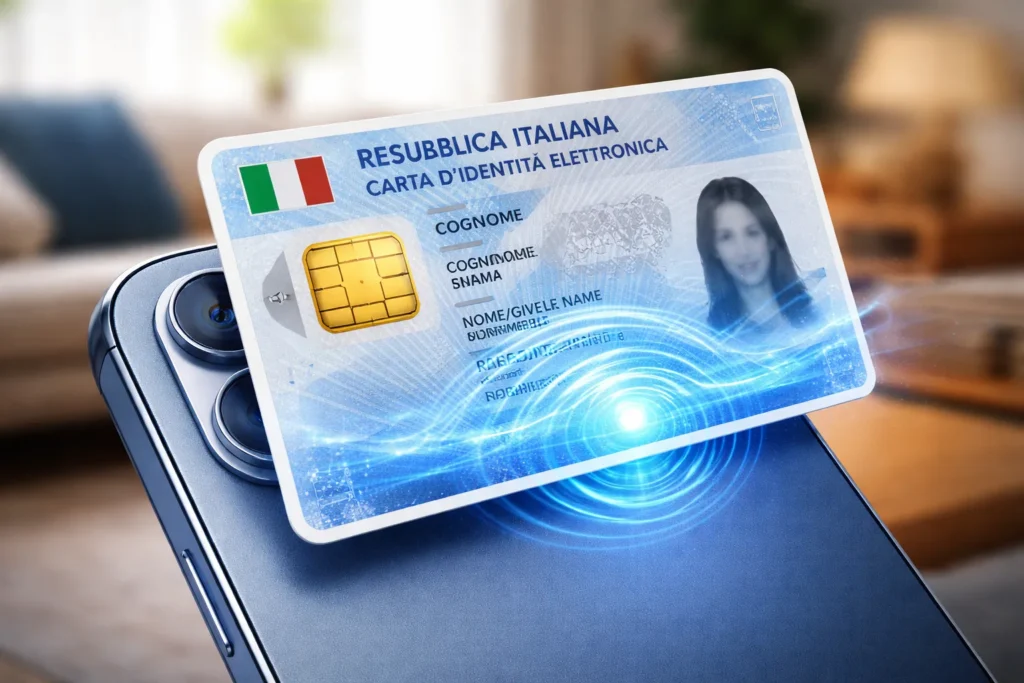 Attivazione SPID tramite Carta d'Identit&agrave; Elettronica CIE e smartphone via NFC