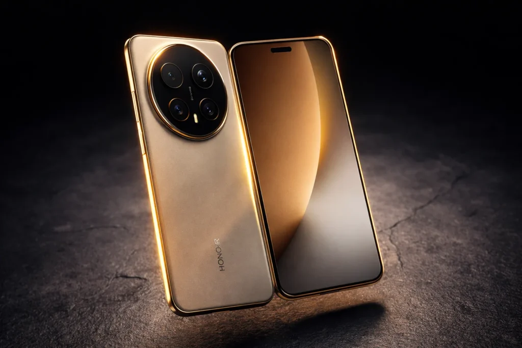 Honor Magic 8 Pro: Anteprima e Specifiche Reali (Il "Caso" Batteria EU Svelato) 4 Nuova interfaccia MagicOS 10 su Honor Magic 8 Pro con funzioni AI attive