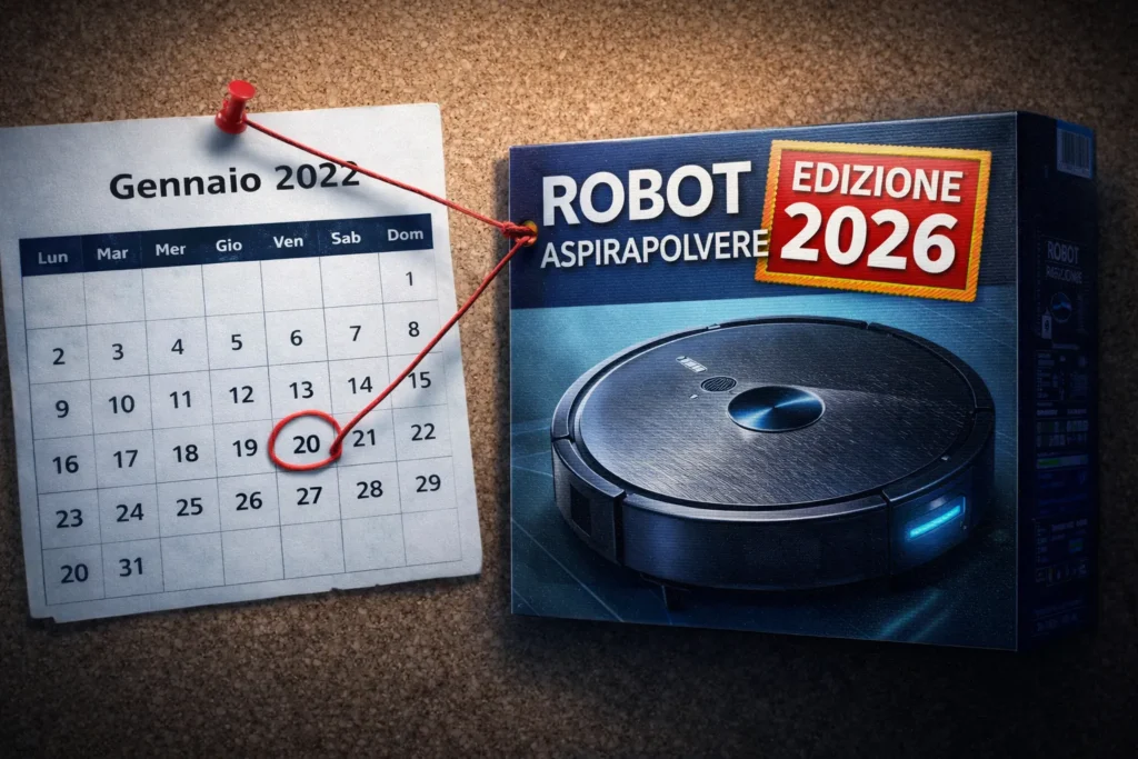 Infografica che svela come prodotti etichettati come Modello 2026 abbiano in realt&agrave; una data di prima disponibilit&agrave; vecchia di anni.