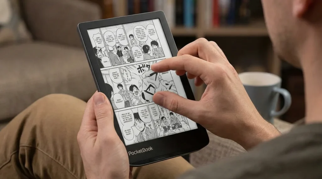 Leggere manga su pocketbook verse pro color 6 pollici