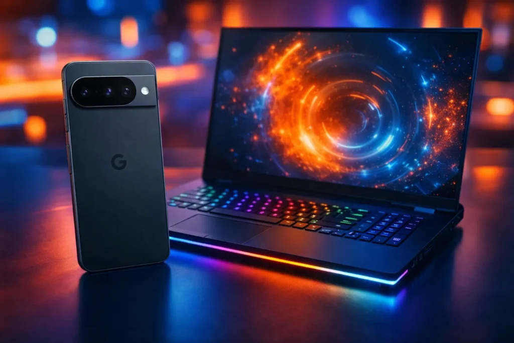 Offerte Tech Amazon 31 Gennaio 2026: Pixel 10 e Laptop RTX 5070 su scrivania moderna