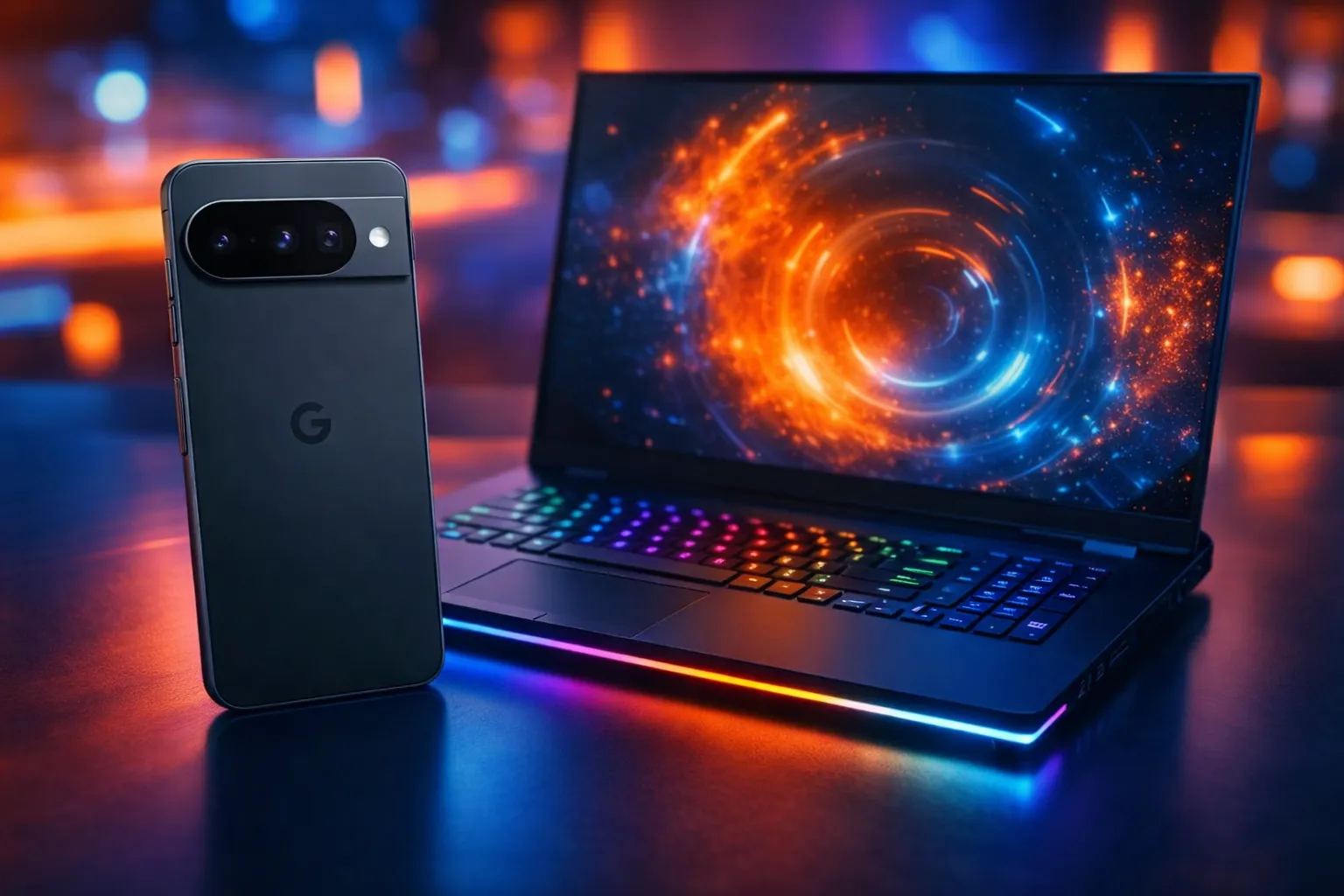 Offerte Tech Amazon 31 Gennaio 2026: Pixel 10 e Laptop RTX 5070 su scrivania moderna