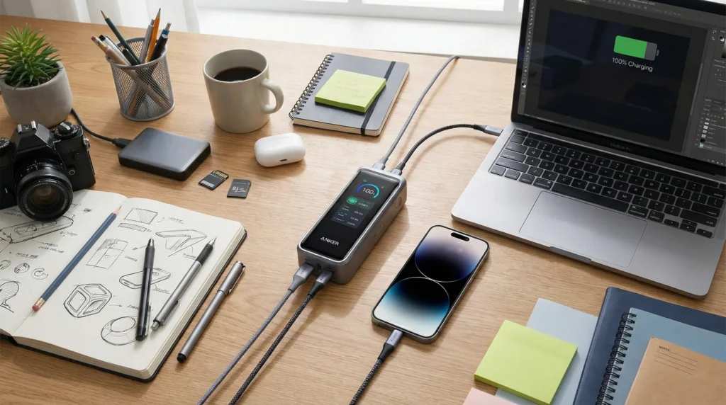 Ricarica simultanea Laptop e Smartphone 11zon