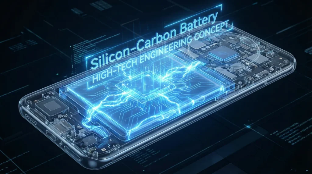 Honor Magic 8 Pro: Anteprima e Specifiche Reali (Il "Caso" Batteria EU Svelato) 5 Tecnologia batteria Silicio-Carbonio di Honor Magic 8 Pro per maggiore autonomia.