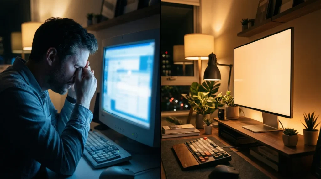 Mal di testa da PC? Il miglior monitor per chi ha problemi di vista (Il segreto della "Luce Invisibile") 1 Miglior monitor per chi ha problemi di vista