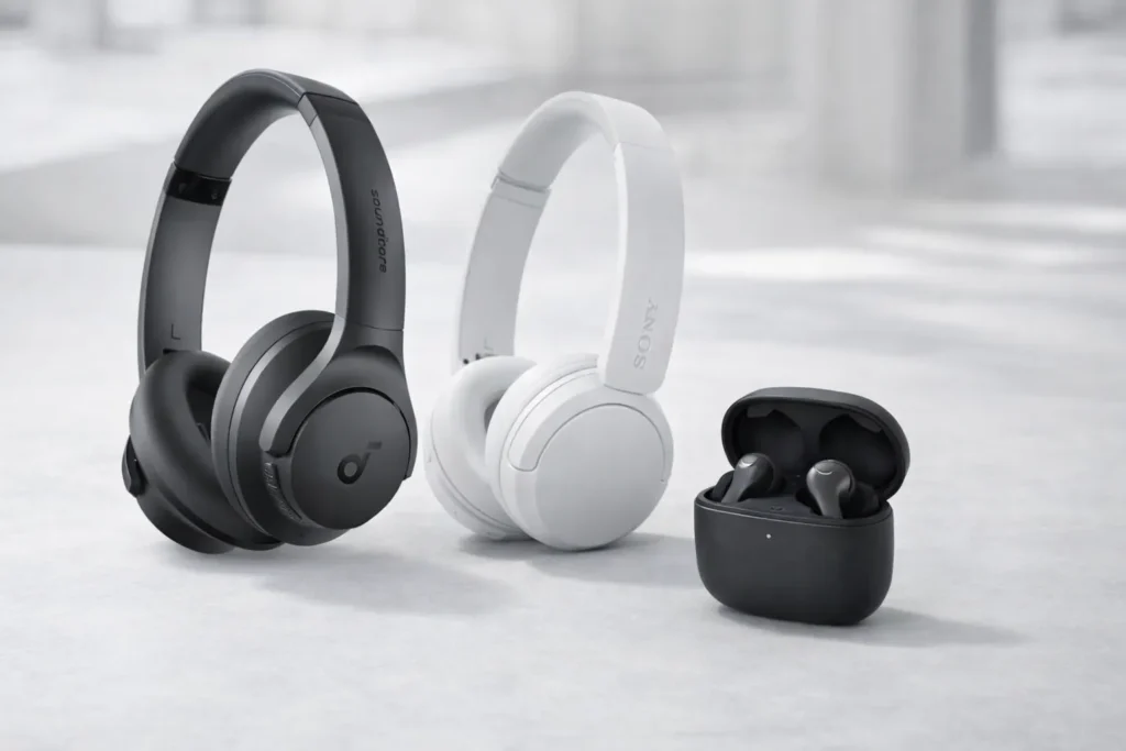 Migliori cuffie bluetooth sotto i 50 euro — tre modelli a confronto