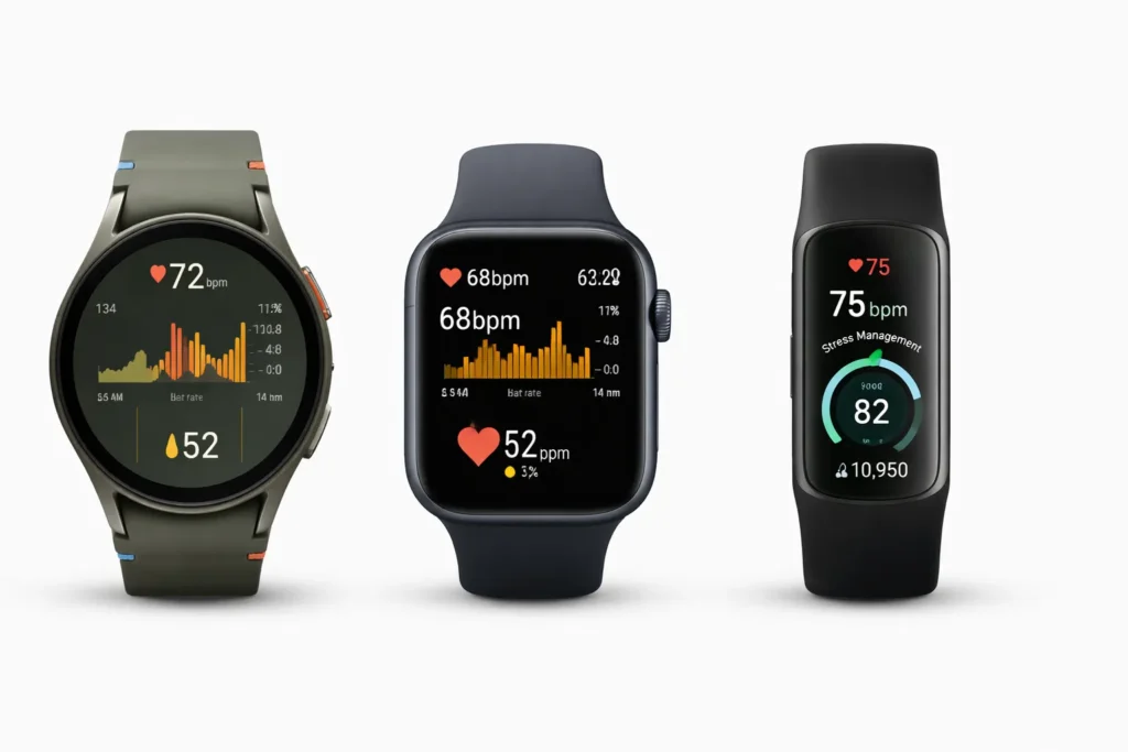 Confronto smartwatch per la salute &mdash; Apple Watch, Samsung Galaxy Watch, Fitbit