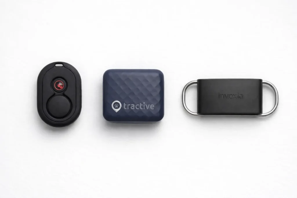 Localizzatori GPS per gatti a confronto &mdash; dimensioni reali