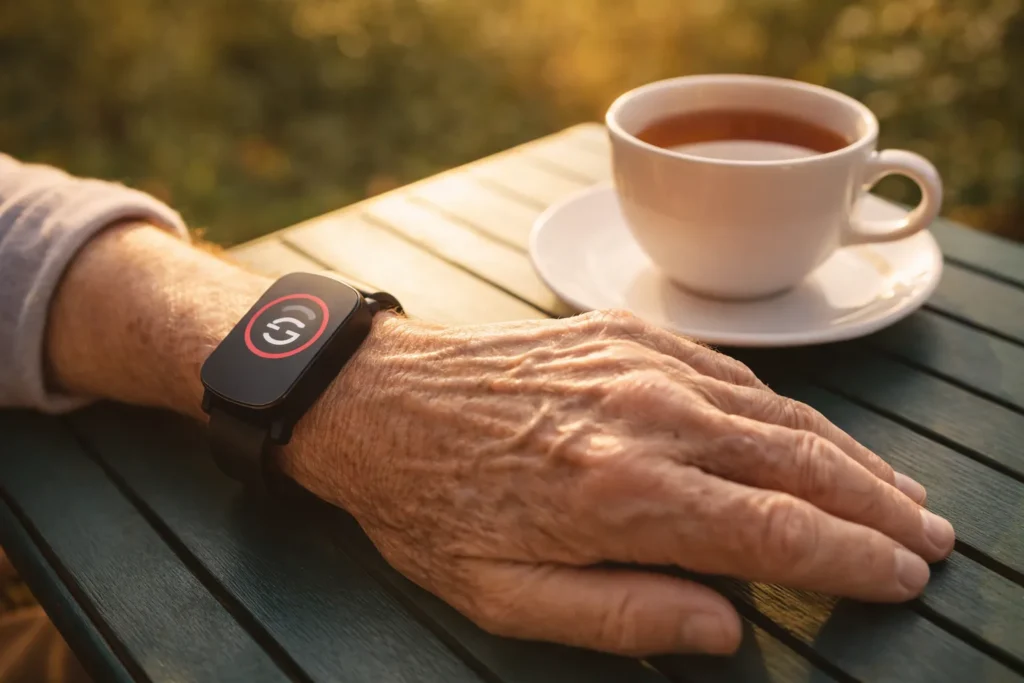 Smartwatch per la salute degli anziani &mdash; monitoraggio cardiaco e cadute