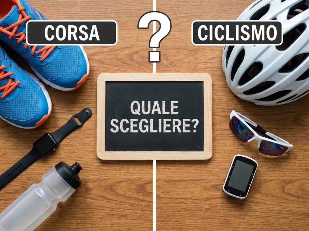 Scarpe caschetto, corri o vai in bicicletta?