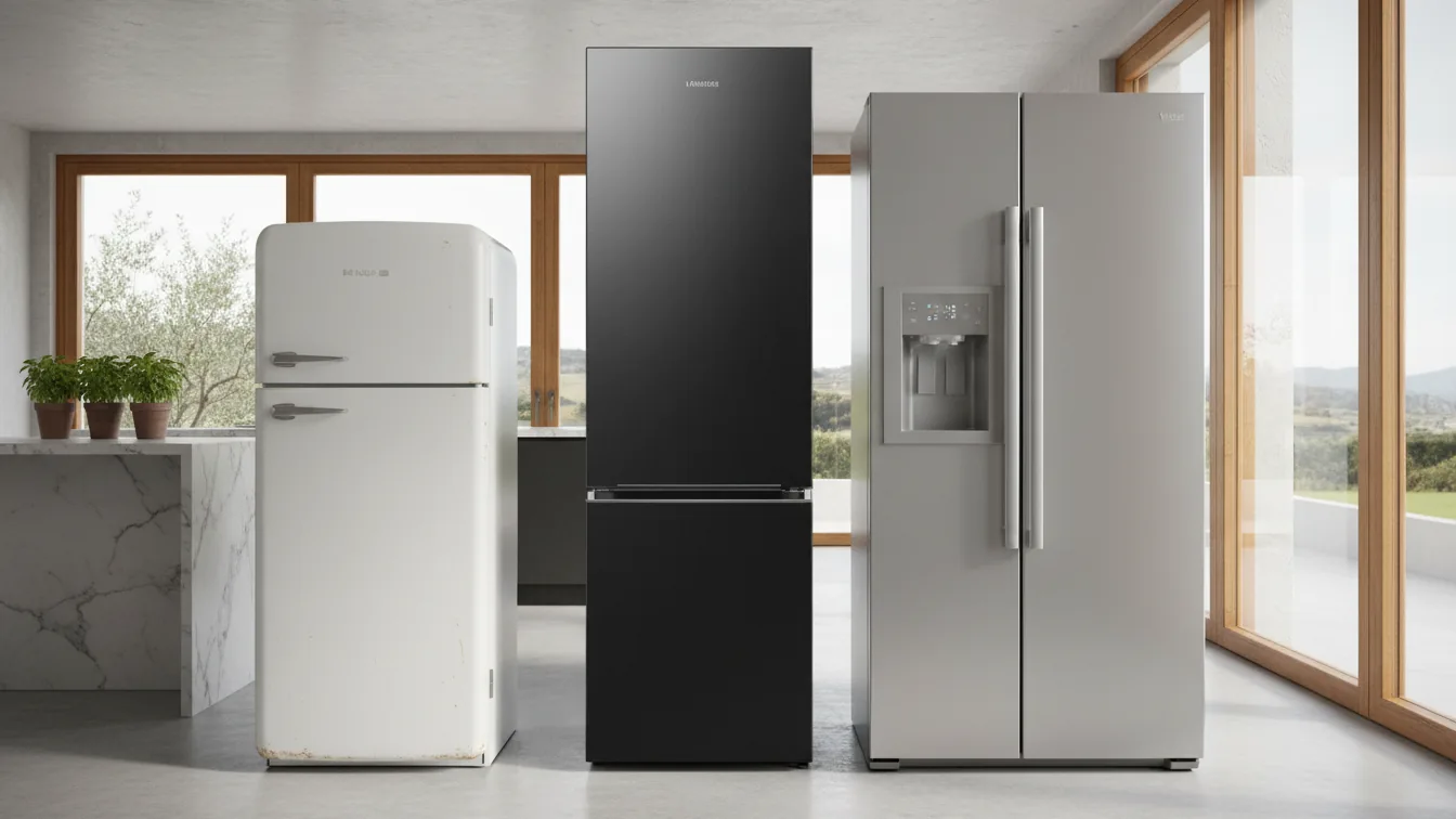 Frigorifero Combinato Samsung EcoFlex 2m 387L RL38T607BB1/EF, Antracite &mdash; illustrazione editoriale