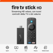Fire TV Stick HD streaming Alexa controllo casa smart