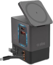 SBS  Stazione ricarica 6in1 USB C 100W