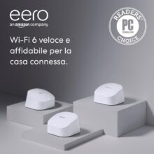 Router Mesh Wi-Fi Eero 6, copertura totale