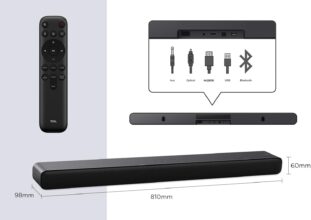Soundbar TCL 100W Bluetooth Dolby Atmos HDMI
