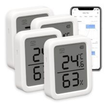 SwitchBot Termometro Igrometro Plus, confezione 4