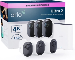 Kit Arlo Ultra 2 4K tre telecamere