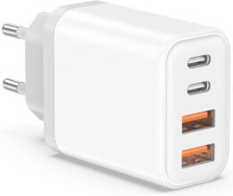 Caricatore USB C 45W a 4 porte