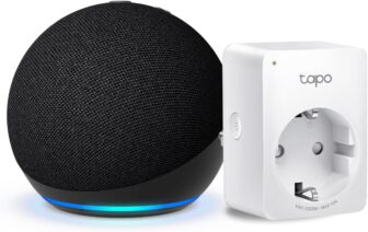 Echo Dot 5 con presa Tapo Alexa
