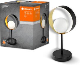 LEDVANCE Memphis lampada tavolo nero oro G9