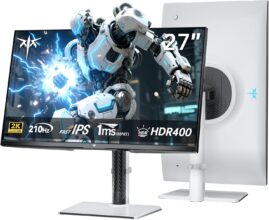 Monitor KTC 27″, 2K, 200Hz, speaker integrati