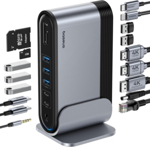 Baseus Docking Station 17 in 1 4K 60Hz