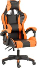 Sedia gaming ergonomica arancione Baroni