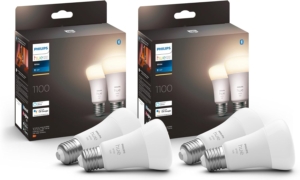 Philips Hue White E27 4 lampadine