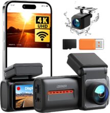 iZEEKER iD440 dash cam 4K con posteriore