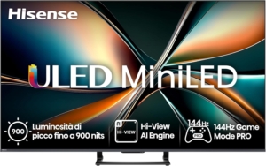 Hisense 55″ Mini‑LED 4K 144Hz 55U72Q