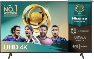 Hisense 43″ Smart TV 4K Ultra HD 2025