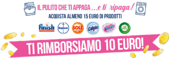 Cashback : “Il pulito che ti appaga e ti ripaga” con rimborso di 15€ su una spesa di almeno 10€!