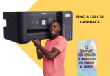 Fino a 120€ di rimborso con Cashback EcoTank Epson. Offerta limitata!