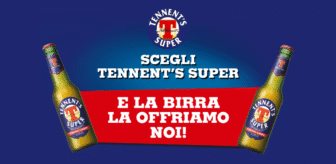 Cashback Tennent’s 2022: ricevi un rimborso di 10€ su ogni 10€ spesi!