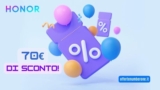 Risparmia 70€ sui prodotti Honor con il codice sconto esclusivo HiHonor: Approfitta dell’offerta limitata ai primi 100 clienti!